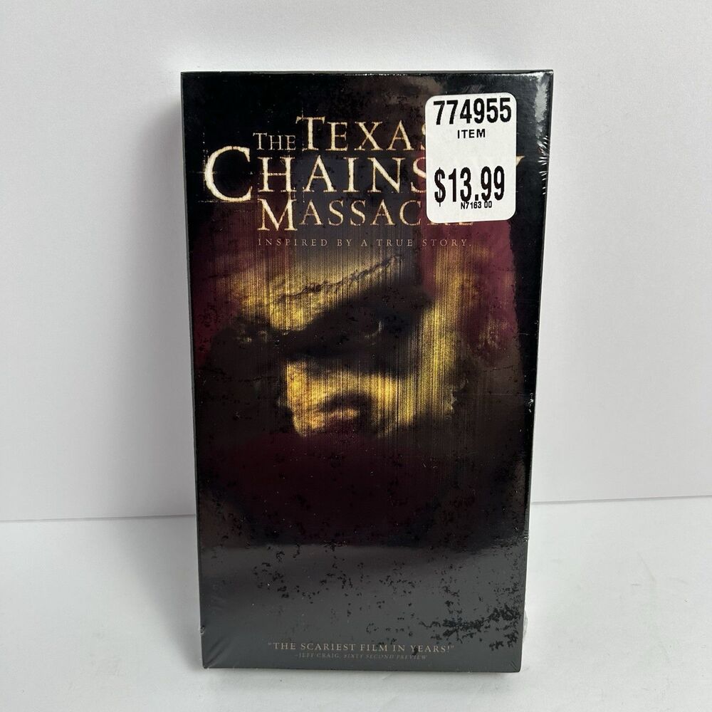 The Texas Chainsaw Massacre (VHS, 2004) Sealed Watermarks